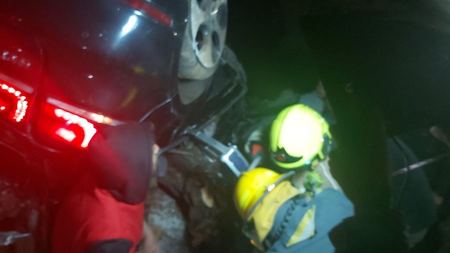 حادث طرق مروع على مفرق بلدة جماعين - شارع 505